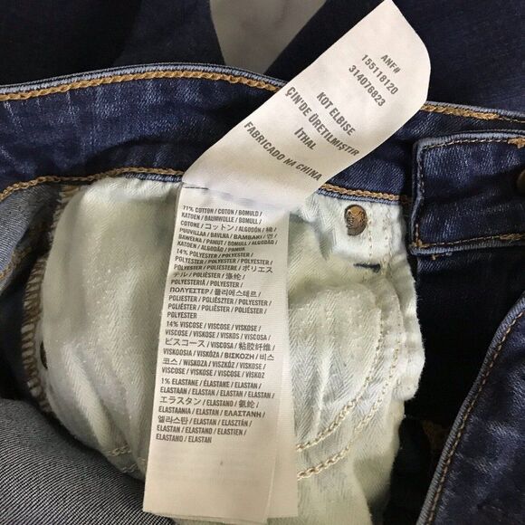 Abercrombie & Fitch Womens Denim Jeans The A&F Skinny Sz 2R, 26W 33L - Picture 9 of 12